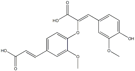 8-O-4-DIFERULICACID Structure