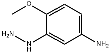 Benzenamine, 3-hydrazinyl-4-methoxy-HCl 구조식 이미지