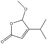 2(5H)-Furanone,5-methoxy-4-(1-methylethyl)-(9CI) 구조식 이미지