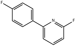 2-플루오로-6-(4-플루오로페닐)피리딘 구조식 이미지