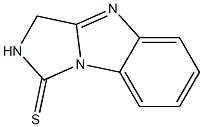 1H-Imidazo[1,5-a]benzimidazole-1-thione,2,3-dihydro-(9CI) 구조식 이미지