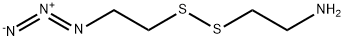 Azidoethyl-SS-ethylamine Structure