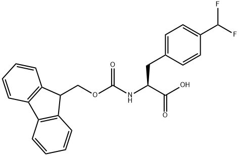 Fmoc-Phe(4-CF2H)-OH Structure