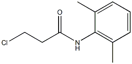 3-chloro-N-(2,6-dimethylphenyl)propanamide 구조식 이미지