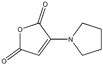 2,5-Furandione,3-(1-pyrrolidinyl)-(9CI) Structure