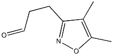 3-이속사졸프로판알,4,5-디메틸-(9CI) 구조식 이미지