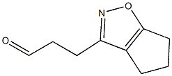 4H-Cyclopent[d]isoxazole-3-propanal,5,6-dihydro-(9CI) Structure