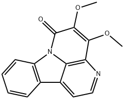 4,5-Dimethoxycanthin-6-one 구조식 이미지