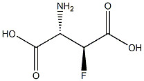 D-아스파르트산,3-플루오로-,에리트로-(9CI) 구조식 이미지