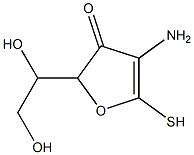 Hex-2-enonothioic  acid,  2-amino-2-deoxy-,  -gamma--lactone  (9CI) 구조식 이미지