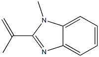 1H-Benzimidazole,1-methyl-2-(1-methylethenyl)-(9CI) 구조식 이미지