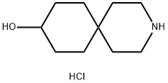 3-AZASPIRO[5.5]UNDECAN-9-OL HYDROCHLORIDE(WX102571S1) 구조식 이미지