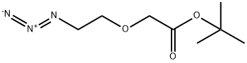 Azido-PEG1-CH2CO2tBu Structure