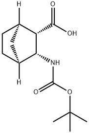 3-Exo-Aminobicyclo[2.2.1]Heptane-2-Exo-Carboxylic Acid, N-Boc  Protected(WX120684) 구조식 이미지