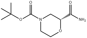 (R)-4-Boc-2-carbaMoylMorpholine Structure