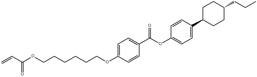 4-(6-Acryloyloxyhexyloxy)-benzoesure (4-(trans-4-propylcyclohexyl)-phenylester) Structure