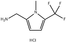 (1-Methyl-5-(Trifluoromethyl)-1H-Pyrrol-2-Yl)Methanamine Hydrochloride(WX607138) 구조식 이미지