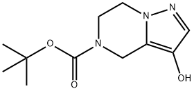 Tert-Butyl 3-Hydroxy-6,7-Dihydropyrazolo[1,5-A]Pyrazine-5(4H)-Carboxylate(WX141818) Structure