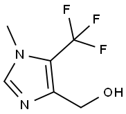 (1-Methyl-5-(Trifluoromethyl)-1H-Imidazol-4-Yl)Methanol(WX641049) 구조식 이미지