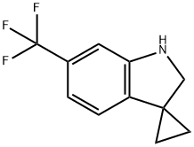 6-(TRIFLUOROMETHYL)SPIRO[CYCLOPROPANE-1,3-INDOLINE] Structure