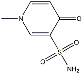 3-Pyridinesulfonamide,1,4-dihydro-1-methyl-4-oxo-(9CI) 구조식 이미지