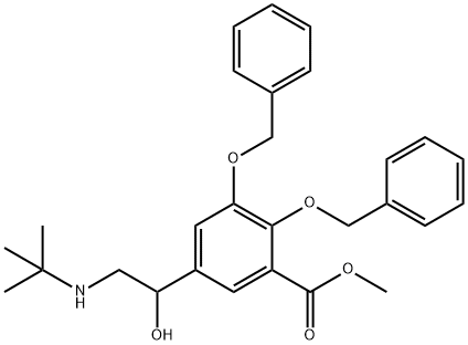 4,5-디벤질-5-히드록시알부테롤산메틸에스테르 구조식 이미지