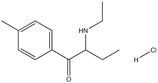 4-Methyl-α-ethylaminobutiophenone (hydrochloride) Structure