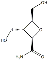 D-Ribonamide, 2,4-anhydro-3-deoxy-3-(hydroxymethyl)- (9CI) Structure