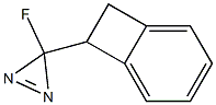 3H-Diazirine,3-bicyclo[4.2.0]octa-1,3,5-trien-7-yl-3-fluoro-(9CI) Structure