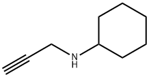 N-프로프-2-yn-1-일사이클로헥산아민(SALTDATA:HCl0.1H2O) 구조식 이미지