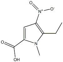 1H-Pyrrole-2-carboxylicacid,5-ethyl-1-methyl-4-nitro-(9CI) Structure