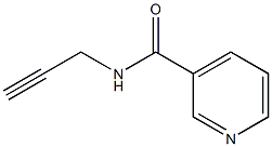 3-피리딘카르복사미드,N-2-프로피닐-(9CI) 구조식 이미지