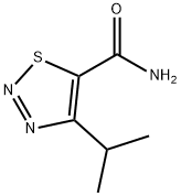 1,2,3-Thiadiazole-5-carboxamide,4-(1-methylethyl)-(9CI) Structure