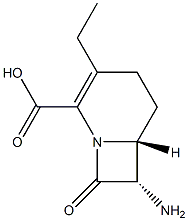 1-Azabicyclo[4.2.0]oct-2-ene-2-carboxylicacid,7-amino-3-ethyl-8-oxo-,(6R- 구조식 이미지