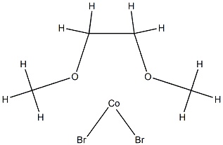 Cobalt(II) dibromo(1,2-dimethoxyethane), min. 98% 구조식 이미지