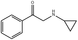 2-(Cyclopropylamino)-1-phenylethanone Structure