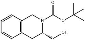 3(S)-3-Hydroxymethyl-3,4-dihydro-1H-isoquinoline-2-carboxylic acid tert-butyl ester Structure