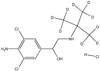 Clenbuterol-D9 HCl Structure