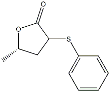 5(S)-5-Methyl-2-(phenylthio)-dihydrofuran-2(3H)-one Structure