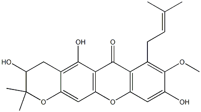 Mangostanol Structure
