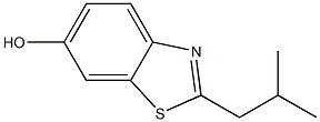 6-Benzothiazolol,2-(2-methylpropyl)-(9CI) Structure