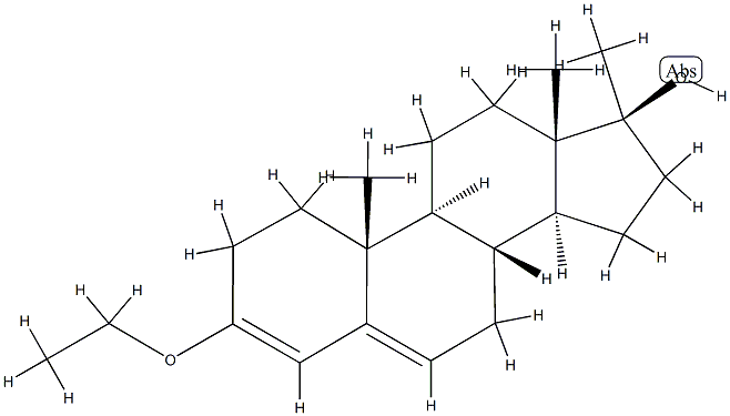 Androsta-3,5-dien-17b-ol, 3-ethoxy-17-methyl-(6CI,8CI) Structure