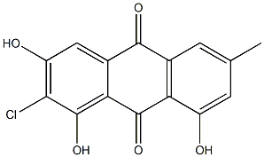 7-Chloroemodin Structure