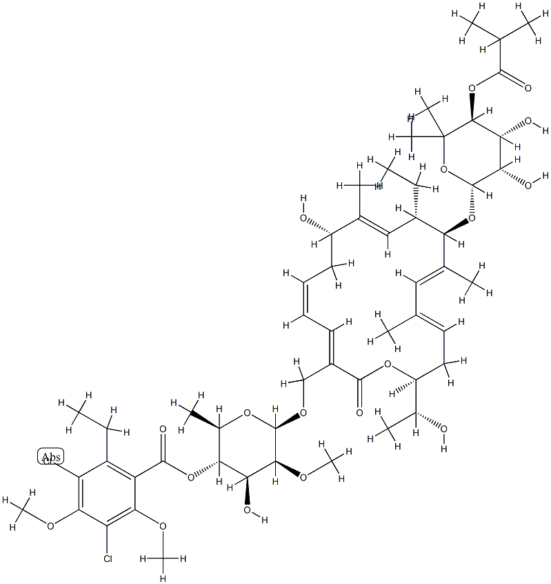 Di-Methylated FidaxoMicin Structure