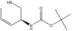 Carbamic acid, [1-(mercaptomethyl)-2-butenyl]-, 1,1-dimethylethyl ester, [S- Structure