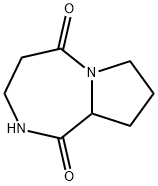 1H-Pyrrolo[1,2-a][1,4]diazepine-1,5(2H)-dione,hexahydro-(9CI) 구조식 이미지