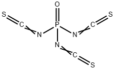 Phosphoric triisothiocyanate 구조식 이미지