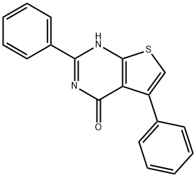 2,5-Diphenylthieno[2,3-d]pyrimidin-4(1H)-one Structure