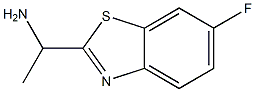 2-Benzothiazolemethanamine,6-fluoro-alpha-methyl-(9CI) Structure