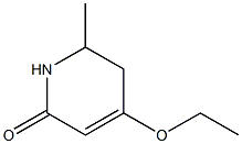 2(1H)-Pyridinone,4-ethoxy-5,6-dihydro-6-methyl-(9CI) 구조식 이미지